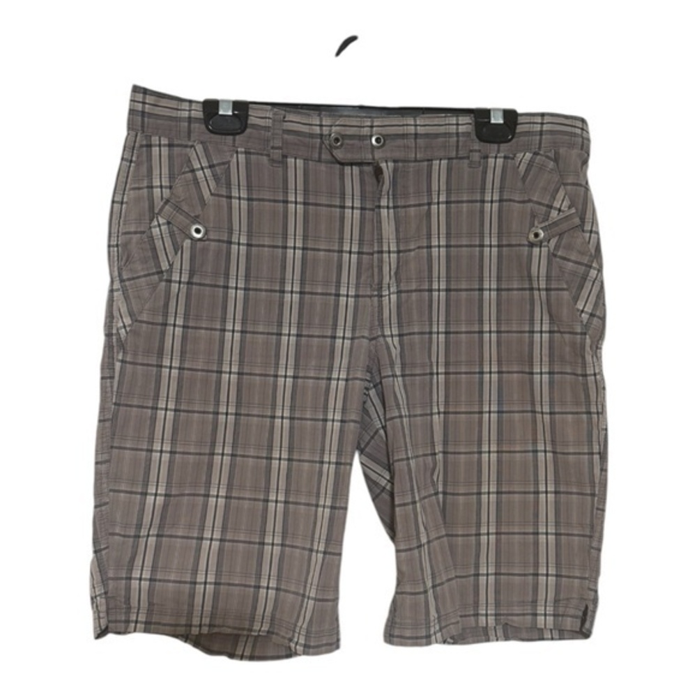 Columbia Womens Plaid Shorts Hiking Gorpcore Size 16